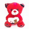 Плюшевый мишка Тедди с сердцем, светящийся (Red)