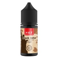 Жидкость для POD систем Black John Salt Сigar 30 мг 30 мл (Классический сигарный древесный вкус) 