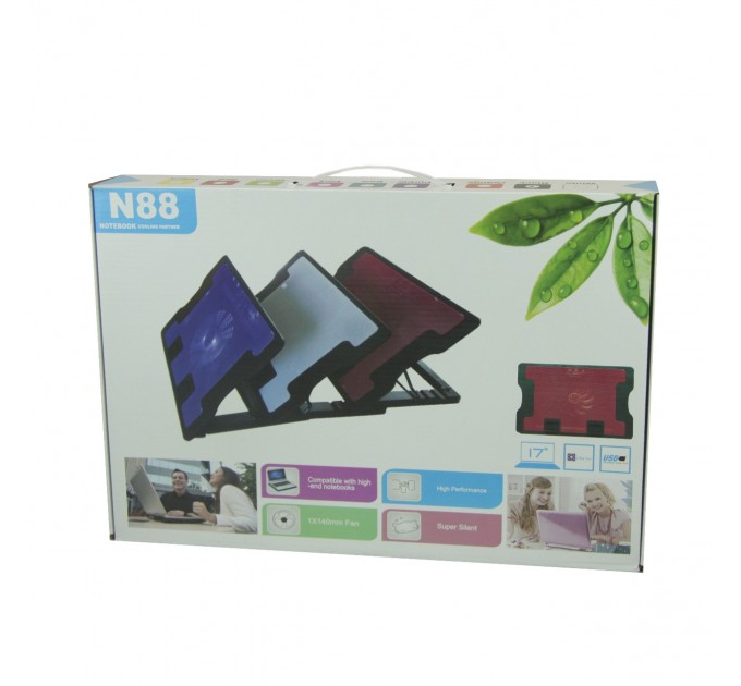 Підставка для ноутбука N88 охолоджувальна (Black)