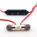 Вакуумные блютуз наушники Sports Sound Stereo Red Gold