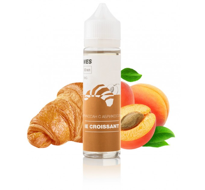 Жидкость для электронных сигарет WES Le Croissant 3 мг 60 мл (Круассан с абрикосом)