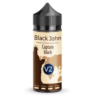Рідина для електронних сигарет Black John V2 Captain black 0 мг 100 мл (Тютюн з горіхами)
