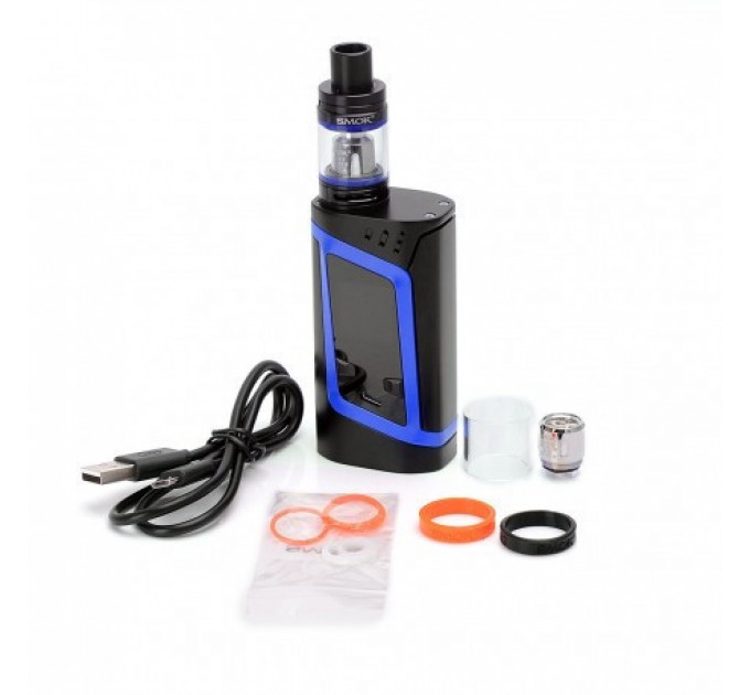 Электронная сигарета Smok Alien TC 220W Kit (Черно/Сининй)