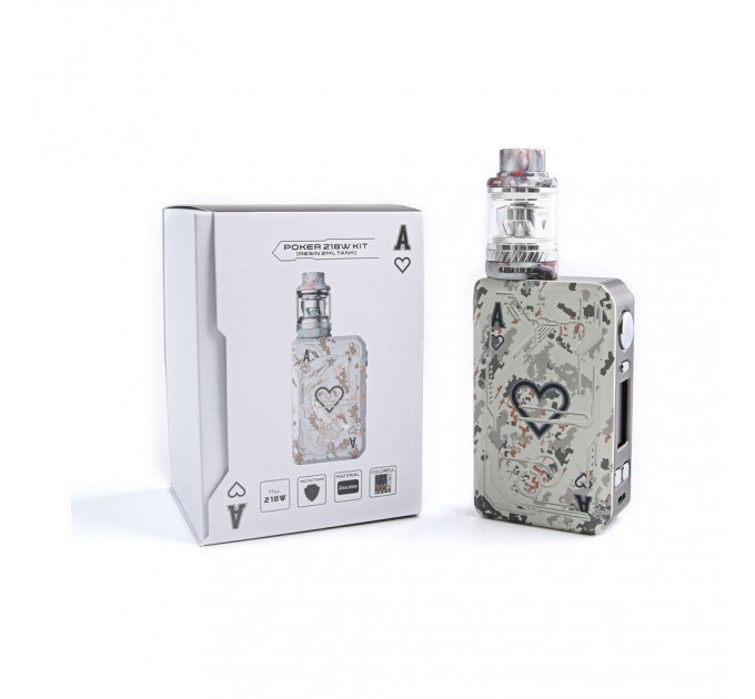 Стартовий набір Tesla Poker 218W With Resin Tank (White)