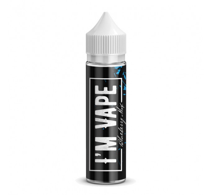 Рідина для електронних сигарет I'М VAPE Blueberry Mix 0 мг 60 мл (Чорниця з розслаблюючим ефектом)