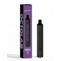 Одноразова електронна сигарета Octolab Pod 950mAh 5.5ml 1600 затяжок Kit 50 мг Purple - Виноград Льод