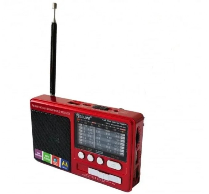 Цифровий радіоприймач Golon NNS NS-1365 (Red) MP3 приймач
