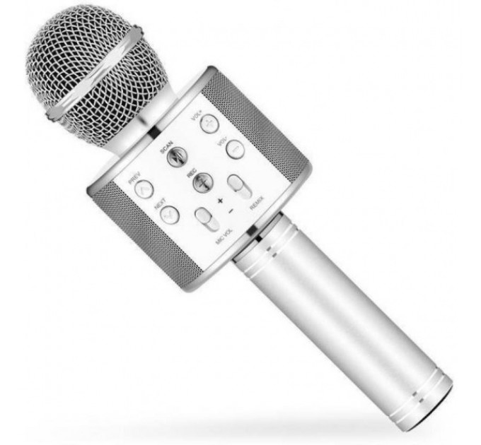 Мікрофон для караоке W 858 (Silver)