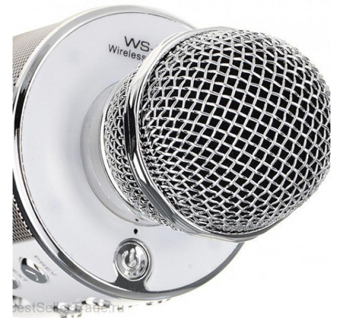 Микрофон для караоке W 858 (Silver)