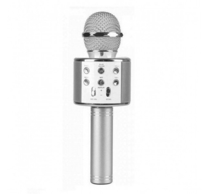 Микрофон для караоке W 858 (Silver)