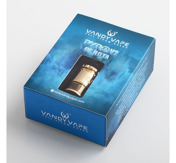 Дрип-атомайзер Vandy Vape Pyro V2 BF RDTA (Gold)