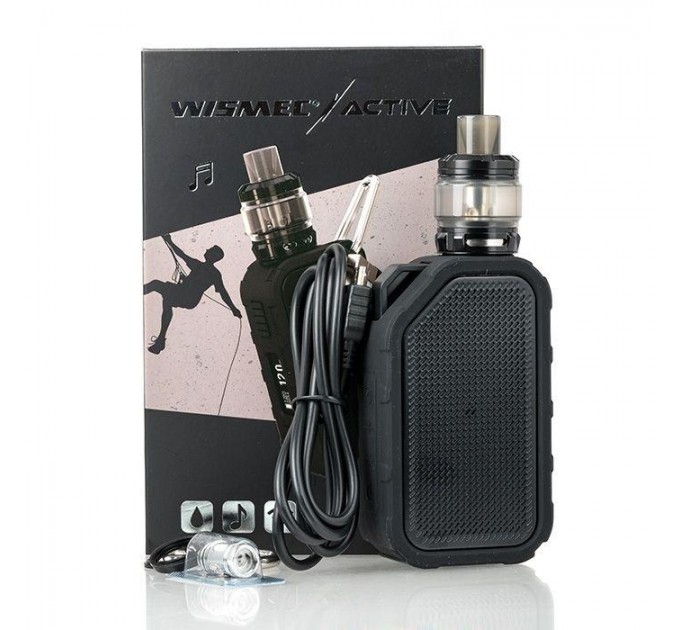 Електронна сигарета Wismec Active Bluetooth Music & Amor NS Plus 4.5ml Black