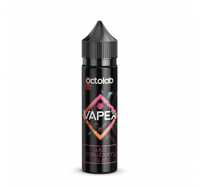 Жидкость для электронных сигарет Vapex Wild Strawberry Gum 6 мг 60 мл (Земляничная жвачка)