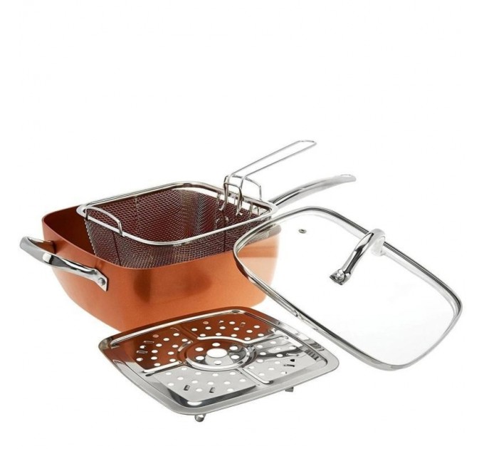 Сковорода Copper cook deep square pan универсальная (Сooper) 