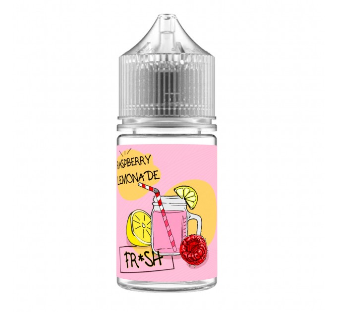 Жидкость для POD систем Fr*sh Frash Salt Raspberry Lemonade 30 мл 20 мг (Малиновый лимонад)