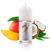 Солевая жидкость для электронных сигарет WES Silver Mango 50 мг 30 мл (Манго с кокосом)