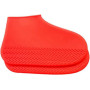 Бахили силіконові LVR на взуття від води та бруду S, Red