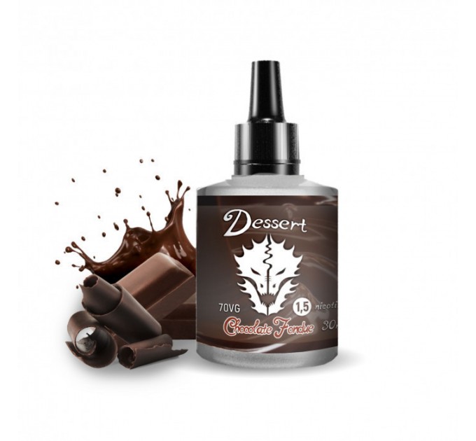 Жидкость для электронных сигарет SMAUGY Chocolate Fondue 0 мг 30 мл (Молочно-черный шоколад)
