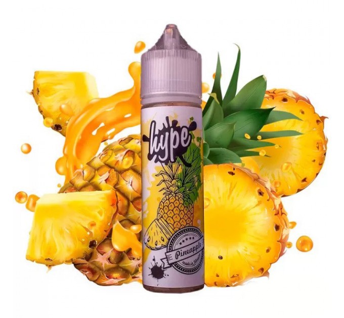 Жидкость для электронных сигарет Hype Organic Pineapple 60 мл 1.5 мг (Ананас)
