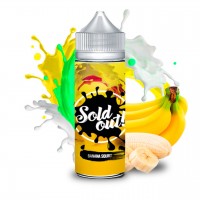 Жидкость для электронных сигарет Sold Out Banana Squirt 0 мг 120 мл (Банановый кейк)