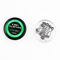 Комплект спиралей PREBUILT Clapton 0.85 Ом 10 шт