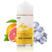 Жидкость для электронных сигарет WES Ice Citrus 1 мг 100 мл (Цитрусовые фрукты со льдом)