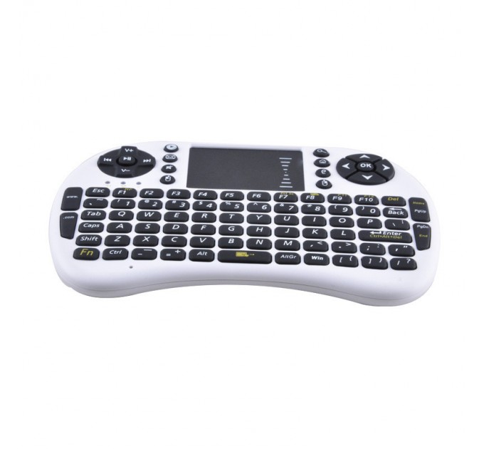 Беспроводная мини клавиатура пульт для ТВ "Mini Keyboard UKB 500" (White, английская версия)