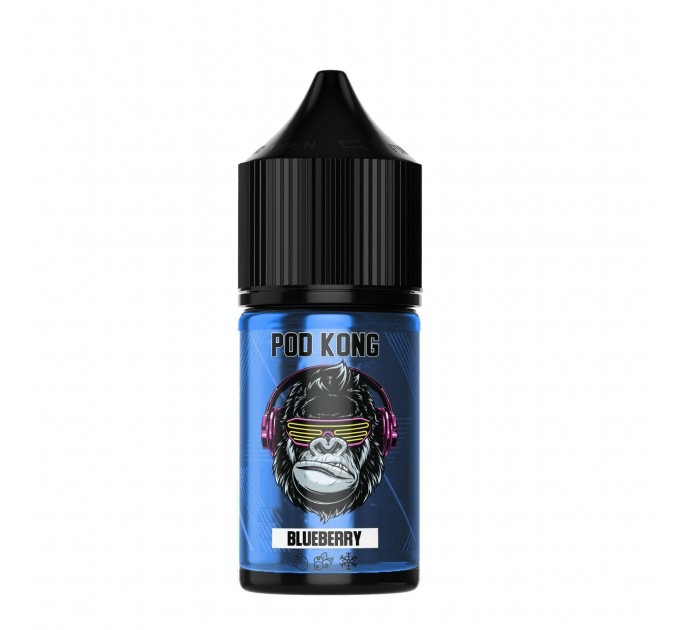 Жидкость для POD систем сигарет Pod Kong Blueberry 15 мг 30 мл (Голубика-черника)