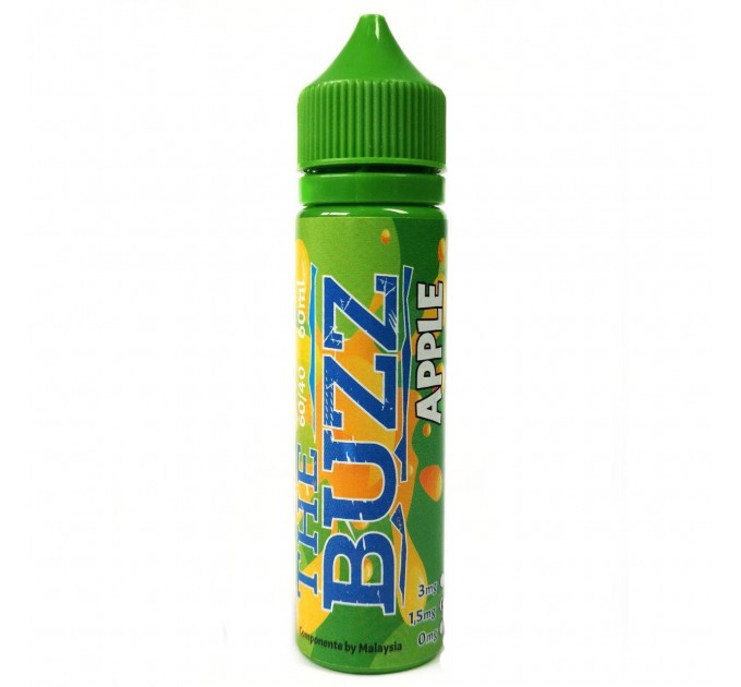 Жидкость для электронных сигарет The Buzz Fruit Apple 1.5 мг 60 мл (Зеленое яблоко)