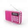 Портативный fm - Радио Приемник Yuegan YG-75 (Pink)