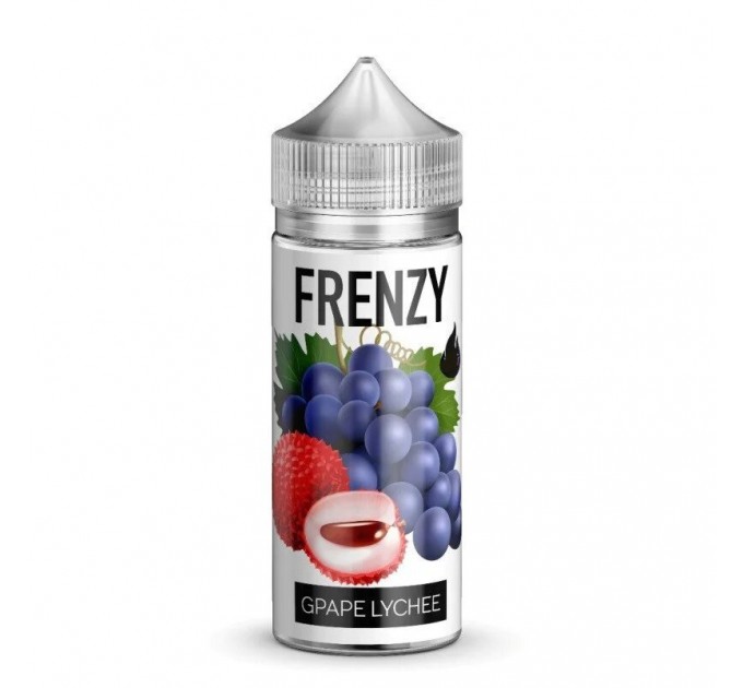 Рідина для електронних сигарет Frenzy Vape Grape Lychee 1.5 мг 100 мл (Виноград + лічі)