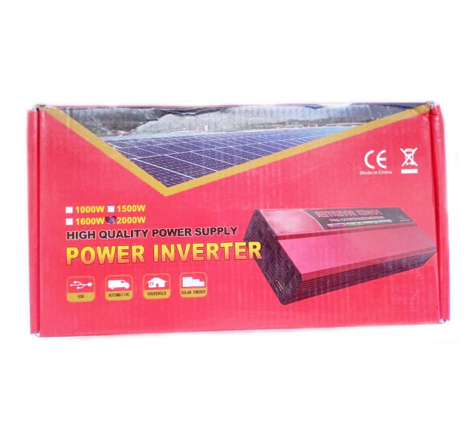 Инвертор Aton Solar Power 2000W 023 c 12V на 220V (розетка, USB)
