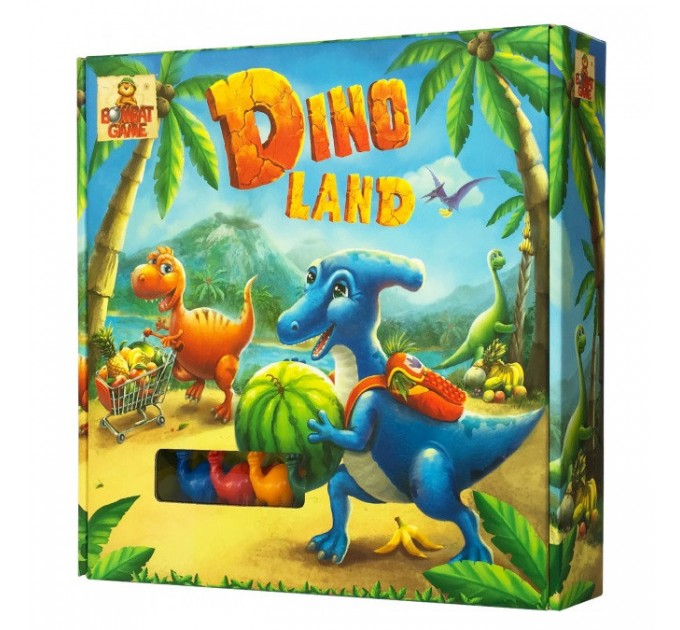 Игра настольная Bombat Game Dino Land (2-4 игрока, 6-12 лет)
