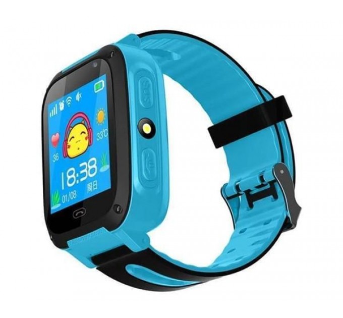 Смарт-годинник Smart F2 дитячий з GPS трекером Blue