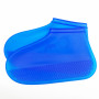 Бахили силіконові LVR на взуття від води та бруду (M, Blue)