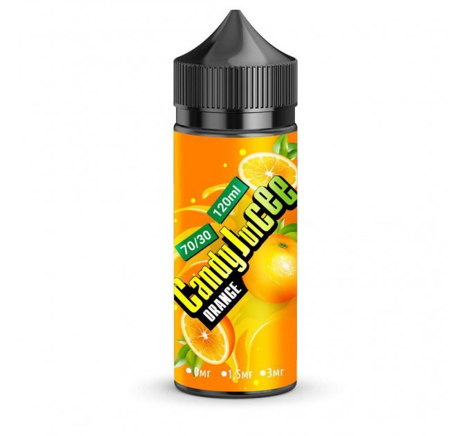 Жидкость для электронных сигарет Candy Juicee Orange 1.5 мг 120 мл (Апельсин)
