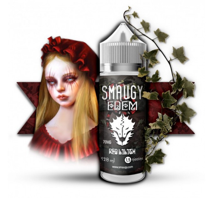 Жидкость для электронных сигарет SMAUGY Edem Red Lilith 1.5 мг 120 мл (Граната с легкой прохладой)