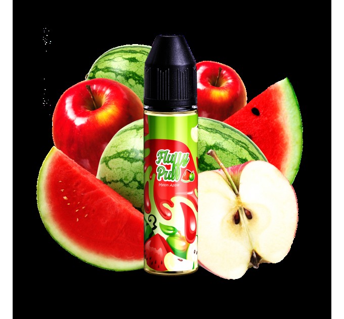 Рідина для електронних сигарет Fluffy Puff Melon Apple 3 мг 60 мл (Кавун + яблуко)