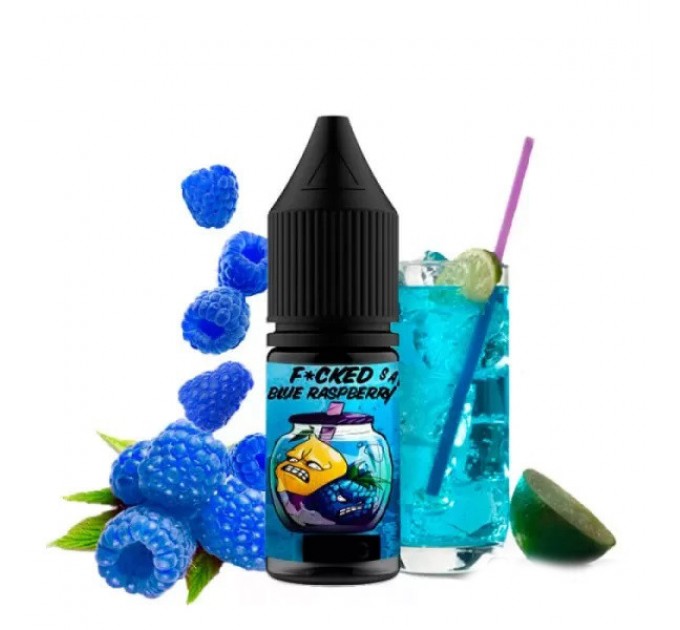 Жидкость для POD систем Fucked Mix Salt Blue Raspberry 10 мл 25 мг (Черничный лимонад)