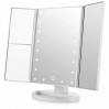 Зеркало с LED подсветкой тройное прямоугольное WJ26 (White)