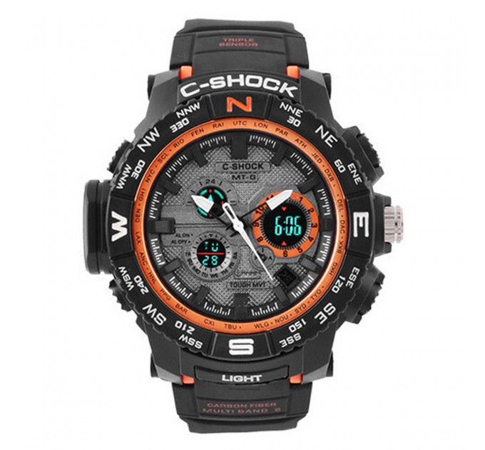 Часы наручные G-SHOCK MTG-S1000 (Вlack Orange)