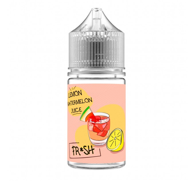 Жидкость для POD систем Fr*sh Frash Salt Lemon Watermelon Juice 30 мл 50 мг (Лимонно-арбузный сок)