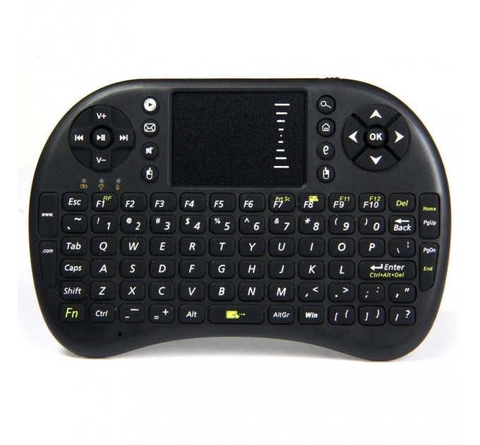 Бездротова міні-клавіатура пульт для ТБ "Mini Keyboard UKB 500" (Black, англійська версія)