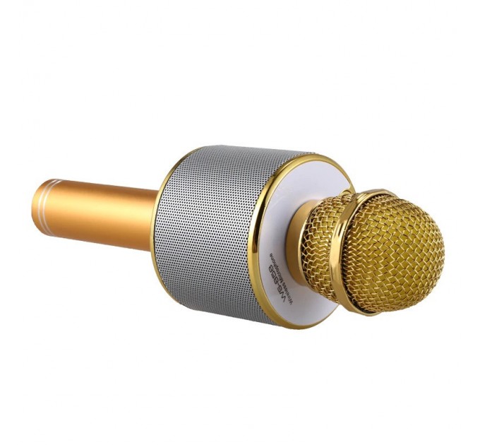 Мікрофон для караоке WS 858 (Gold)