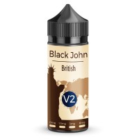 Рідина для електронних сигарет Black John V2 British 0 мг 100 мл (Тютюн з кокосом)