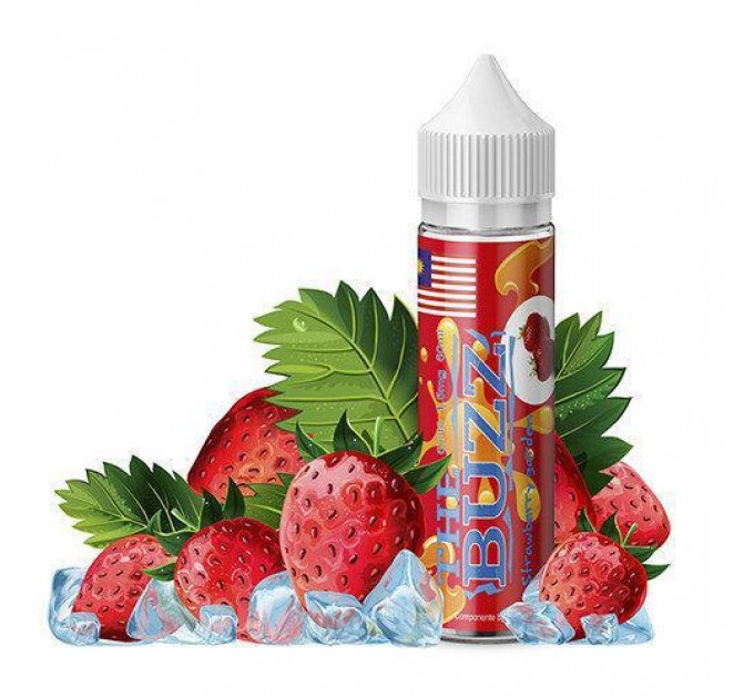 Жидкость для электронных сигарет The Buzz Strawberry garden 1.5 мг 60 мл (Клубника)