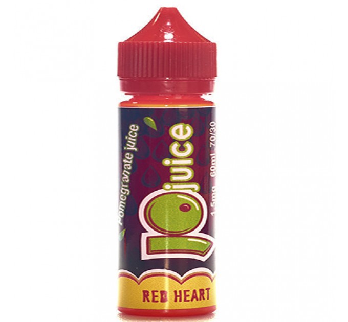 Жидкость для электронных сигарет Jo Juice Red heart 0 мг 120 мл (Гранатовый джус)