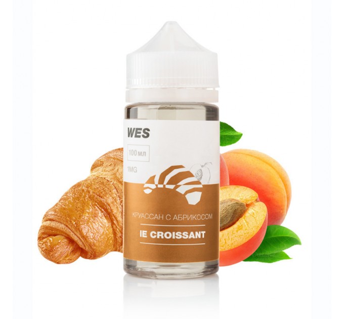 Жидкость для электронных сигарет WES Le Croissant 6 мг 100 мл (Круассан с абрикосом)