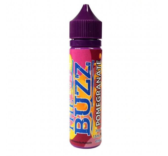 Жидкость для электронных сигарет The Buzz Fruit Pomegranate 0 мг 60 мл (Спелый гранат)