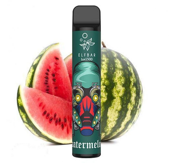Одноразова електронна сигарета ELF BAR LUX Pod 850mAh 4.8ml 1500 затяжок Kit 20 мг, Watermelon